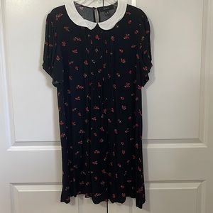 Floral Print Peter Pan Collar Dress